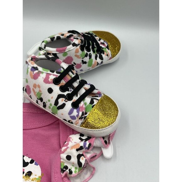 Mini DIVA Baby GIRL 3-6 MONTHS Outfit WITH SHOES TO MATCH BRAND NEW W/TAGS SEE - Picture 10 of 16